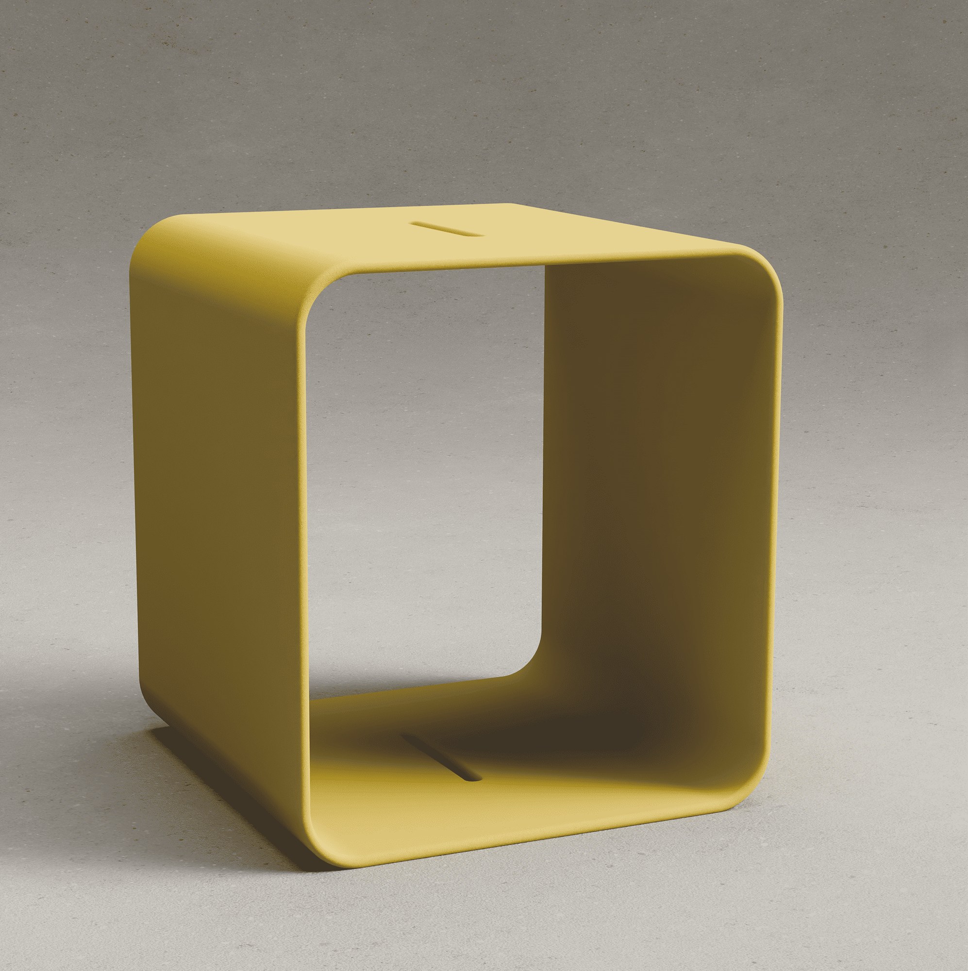 BENCHER COFFEE TABLE — желтый